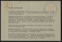 Hoshino Interview Summation for July 11, 1947