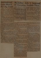 International Court Hinted For Jap Trials News Article