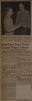 Shidehara Says China Caused Peace Failure News Article