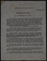Memorandum - Is an undeclared war a 'war'