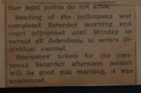 Trial Update News Clipping