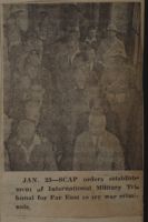 IMTFE Establishment News Clipping
