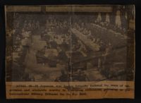 Newspaper Photograph of Courtroom