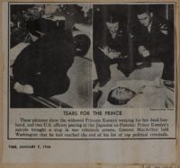 Tears for the Prince News Clipping