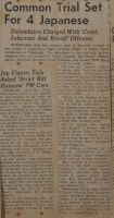 Common Trial Set for 4 Japanese News Article
