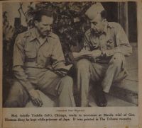 Maj. Achille Tisdelle News Clipping