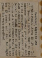 Sentence Eight to Die News Article