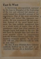 East is West News Article