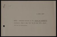 Index of Witnesses (Defense) from 1 May 1947 to 29 May 1947