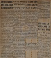 Swears Homma Gave Order for March of Death News Article