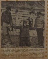 On His Knees News Clipping