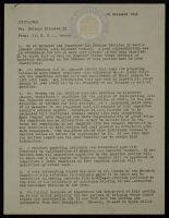 Summary of Defense Division II Meeting