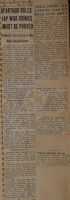 M'Arthur Rules Jap War Crimes Must Be Proved News Article