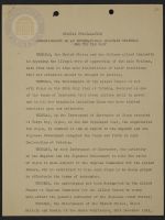 Special Proclamation, Establishment of the IMTFE