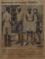 Survivors of Camp Stanley News Clipping