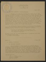 Excerpts from Daily Bulletins Nos. 54 and 55: Employment Agreements, 5-6 March 1947