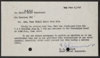Discharge from Hospital Notification