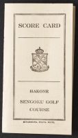 Score Card, Hakone Sengoku Golf Course
