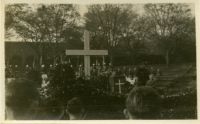 Photograph of Cross and Crowd