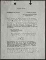 Japanese Diplomatic Corps Internal Security Memorandum February 25, 1942
