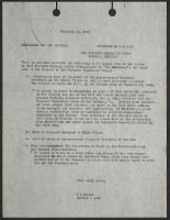 Japanese Diplomatic Corps Internal Security Memorandum February 13, 1942