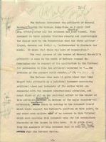 Affidavit of General Marshall