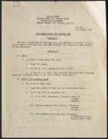 Fire Regulations for Korenga Res., 10-29-46