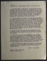 Statement of Sakai, Takashi