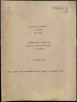 Alphabetical Listing of Material on File and Index of Location
