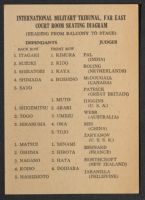 Tribunal Courtroom Seating Chart (in English) alternate