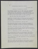 Analysis of Documentary Evidence August 11, 1947