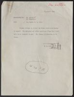 Press Conference Arrangements 26 August 1946