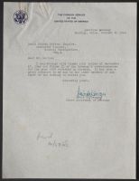 Letter re Volume IX of Chinese Embassy's Correspondence