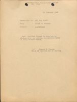 Assignment of Capt. Harryman Dorsey