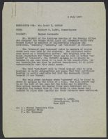 Burned Documents July 3, 1947