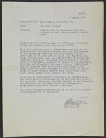 Admiral Paul. W. Wenneker (Addition to Memo on same subject dated 1 August 1947)