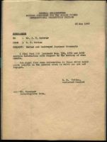 Burned and Destroyed Documents