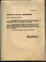 Assignment of Accused