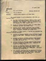 ARITA's Radio Speech on 29 June 1940