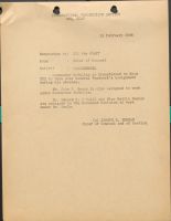 Assignments of Commander McMullin, John F. Barry, Edward E. O'Neill and Miss Bettie Renner