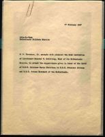 Acceptance of Schilling Invitation