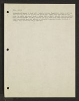 Statement Concerning Toshio Noda