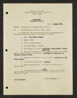 Apprehension of Suspected War Criminals Document for Oda
