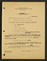 Apprehension of Suspected War Criminals Document for Goshima