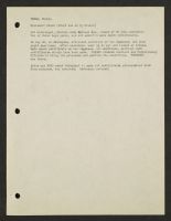 Statement Concerning Michio Ideka