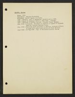 Biographic Information of Imamura