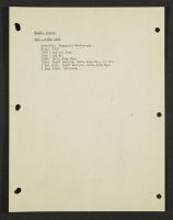 Biographic Information Concerning Maeda