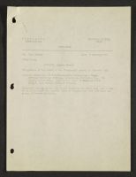 Memorandum Concerning "Karate Expert"